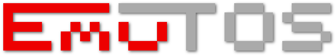 the EmuTOS header logo